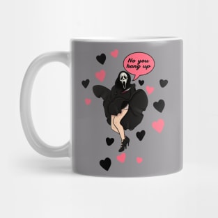 Ghost face and Marilyn Monroe, No you hang up, funny scary movie Mug